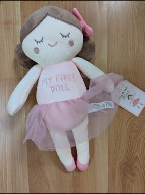 DreamGro My First Doll Plush Ballerina NWT